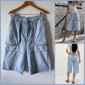 NWT Free People We The Free Havasu Slouchy Cropped Jeans in Hoover Size 27